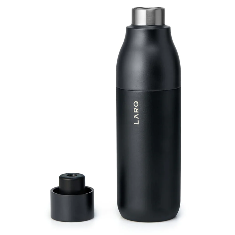 Larq PureVis Water Bottle 740ml - Obsidian Black