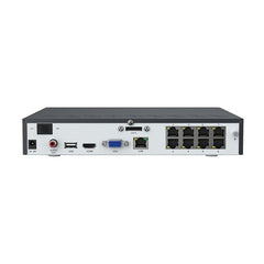 Reolink NVS8-12MD4 12MP 8-Ch PoE NVR Security System 4 Dome Cams - Black