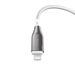 Cygnett Armoured Lightning to USB-C Cable 1M - White