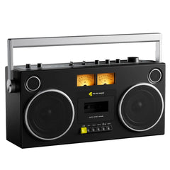 Rewind Getto Blaster Cassette Player & Recorder - Curtis Black