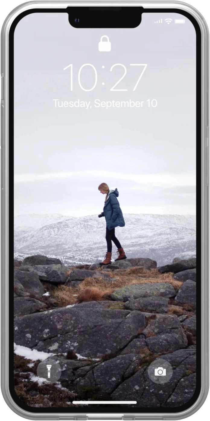 UAG Lucent Series Case For Apple iPhone 13 - Ice