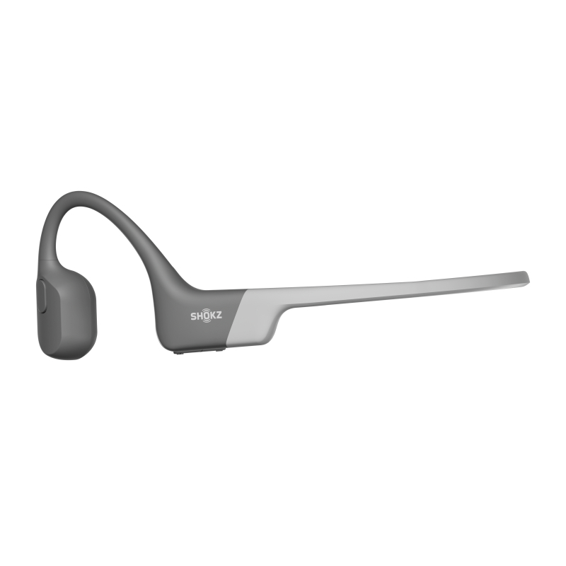 Shokz OpenRun Bone Conduction Sports Bluetooth Headphones - Grey