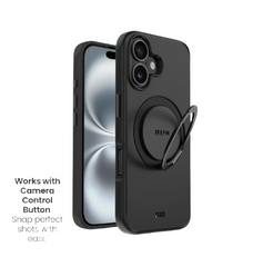 EFM Alta Case with D3O Bio For iPhone 16 - Black