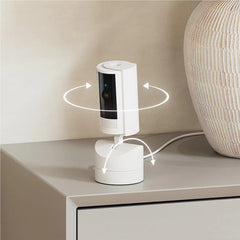 Ring Pan-Tilt Indoor Plug-In Security Camera - White