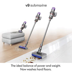 Dyson V9 Submarine Cordless Vacuum Cleaner - Nickel