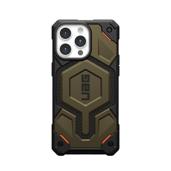 UAG Monarch Pro Case For iPhone 15 Pro Max - Kevlar Green