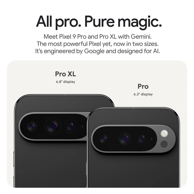 Google Pixel 9 Pro 5G Dual Sim 16/128GB 6.3" - Obsidian