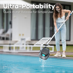 Aiper Scuba SE Cordless Robotic Pool Cleaner - Dark Gray