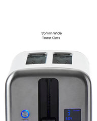 Durapres Toast IQ 2 Slice Digital Toaster DT520 - Grey