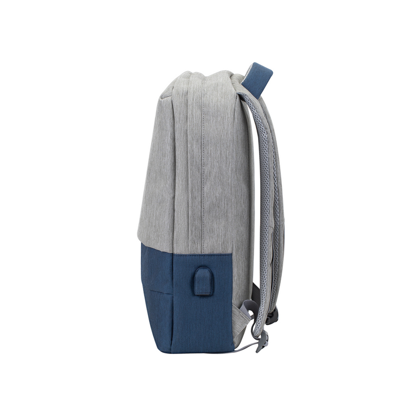 Rivacase 7562 Prater 15.6" Anti-Theft Backpack - Grey/Dark Blue