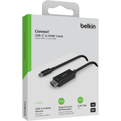 Belkin Connect USB-C to HDMI 2.1 Cable 2m - Black