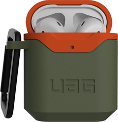 UAG Standard Issue Case For Airpods(1 Gen , 2 Gen) - Olive/Orange