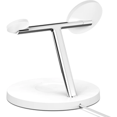 Belkin BoostUp Charge Pro 3-in-1 Charging Stand w/ MagSafe - White