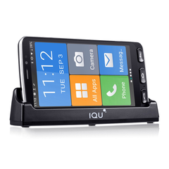 IQU SmartEasy Q50 Seniors Smartphone - Black