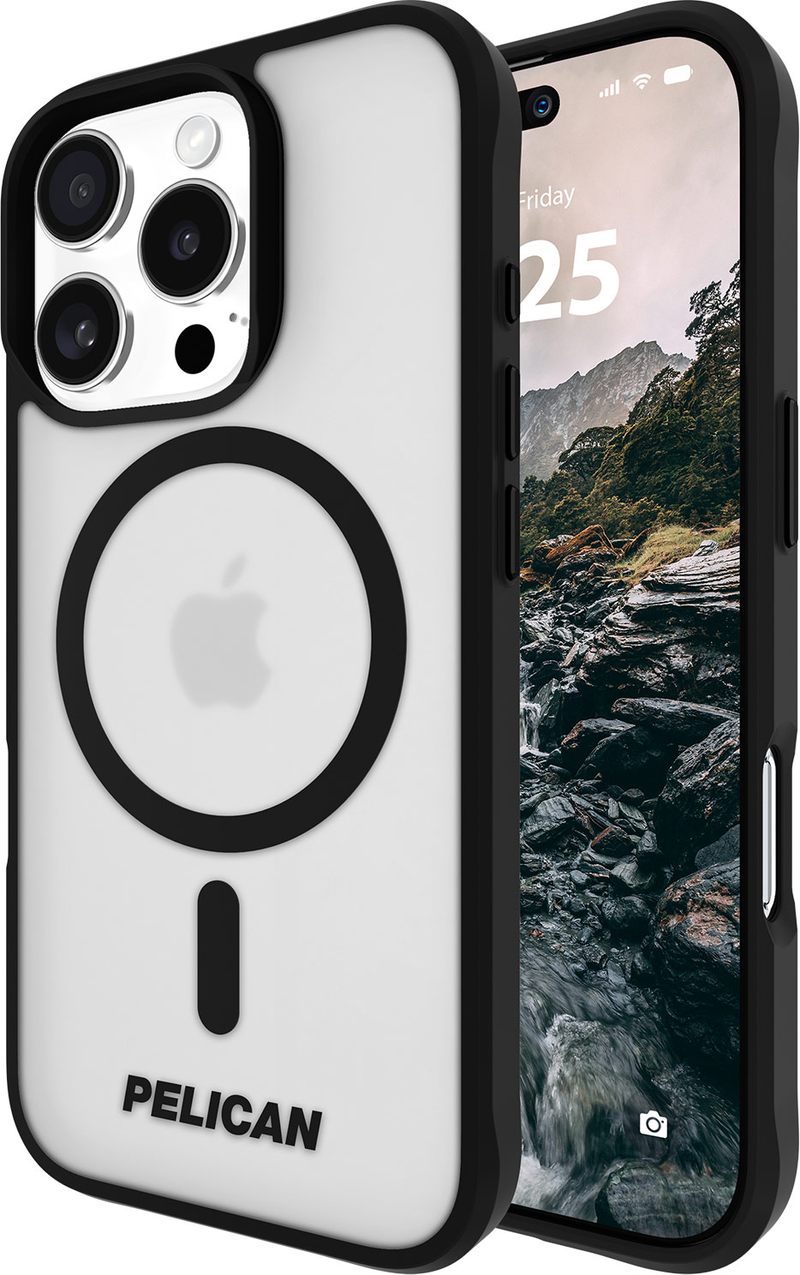 Pelican Ranger MagSafe Case For iPhone 16 Pro - Clear/Black
