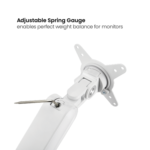 Brateck Designer Premium Single Monitor Arm with USB-A/USB-C Ports