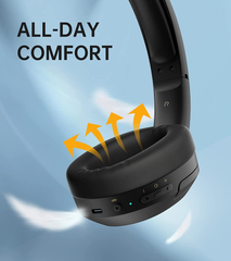Edifier W820NB ANC Wireless Bluetooth Stereo Headphone - Black