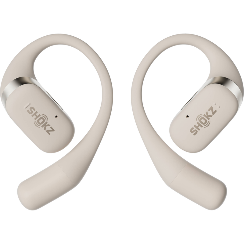 Shokz OpenFit True Wireless Bone Conduction Earbuds - Beige