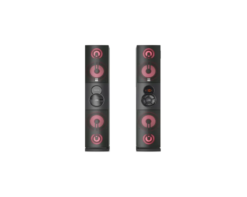 Altec Lansing Power Duo Tower Speaker - Black