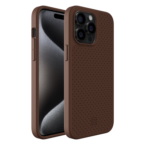 Incipio cru. Jumba Case For iPhone 15 Pro Max - Brown Faux