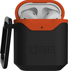 UAG Standard Issue Case For Airpods(1 Gen , 2 Gen) - Black / Orange