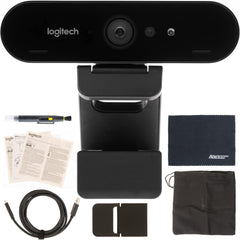 Logitech BRIO 4K UHD USB Webcam with HDR & Windows Hello – Black
