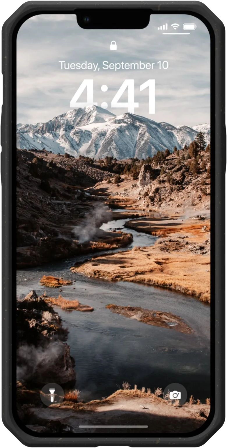 UAG Biodegradable Outback Case For Apple iPhone 14 Plus - Black