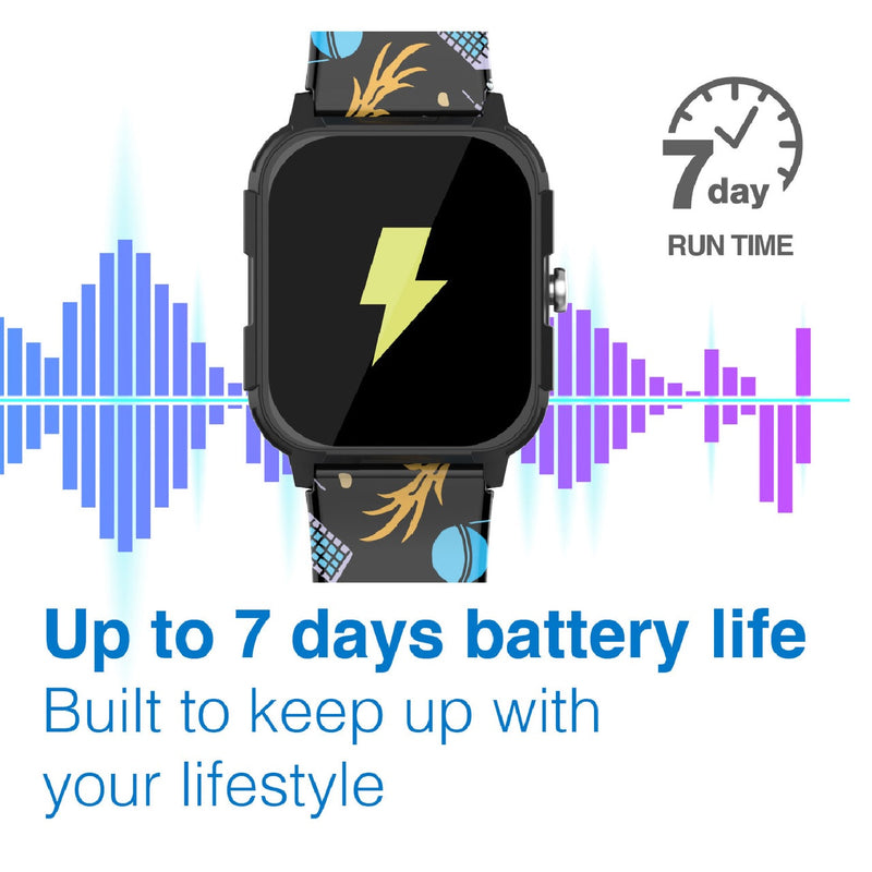 vFitness Momentum 2.0 Smartwatch with Health Tracking - Black