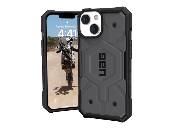 UAG Pathfinder MagSafe Case For iPhone 14 - Silver