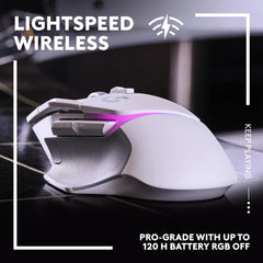 Logitech G502 X Plus Wireless RGB Gaming Mouse - White