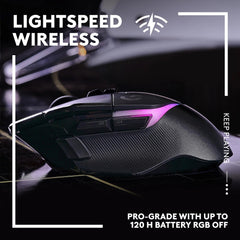 Logitech G502 X Plus Wireless RGB Gaming Mouse - Black