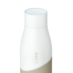 Larq PureVis Movement Water Bottle 950ml - White/Dune