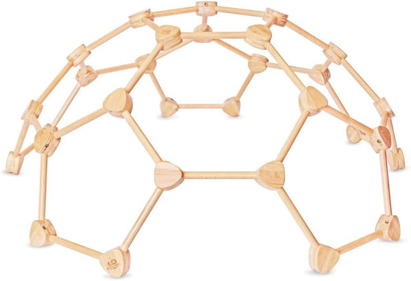 Kinderfeets Pikler Dome – Natural Wood