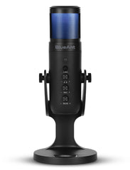BlueAnt StreamX USB Microphone with LED Lights – Black