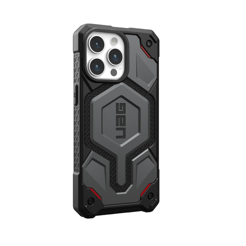 UAG Monarch Pro Case For iPhone 15 Pro Max - Kevlar Silver