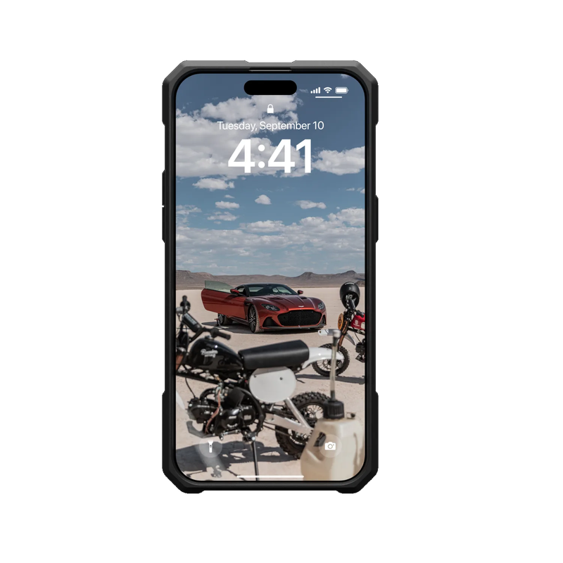 UAG Monarch Pro Case For iPhone 15 Pro Max - Kevlar Silver