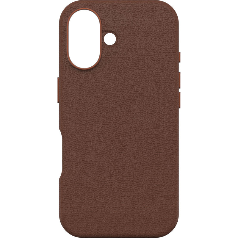 OtterBox Symmetry Cactus Leather Case iPhone 16 - Rich Adobe