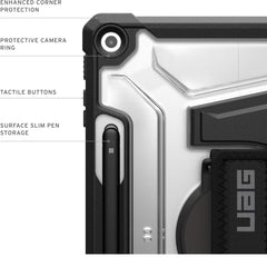 UAG Plasma Microsoft Surface Pro 12 Rugged Case - Ice/Black