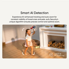 eufy Indoor Cam S350 4K Dual-Camera Pan-Tilt Security Camera - White