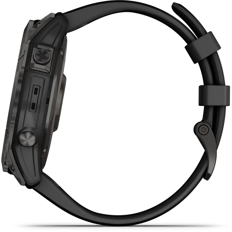 Garmin Fenix 7X Sapphire Solar Watch - Carbon Grey/Black