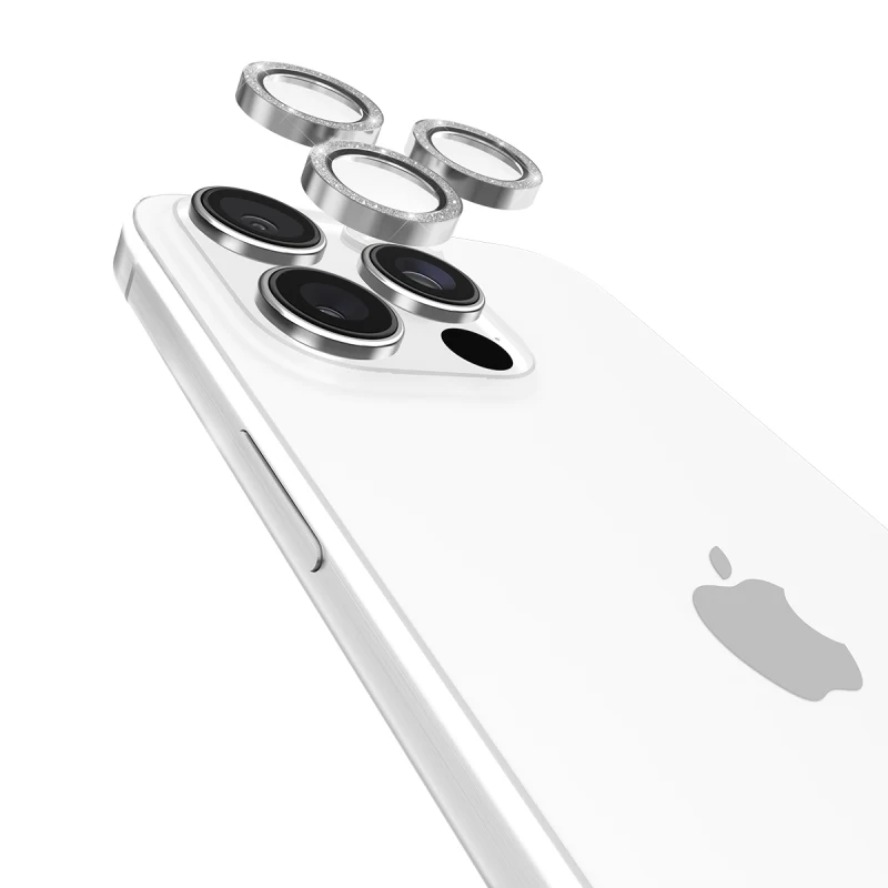 Case-Mate Aluminum Ring Lens Protector For iPhone 16 Pro - Clear