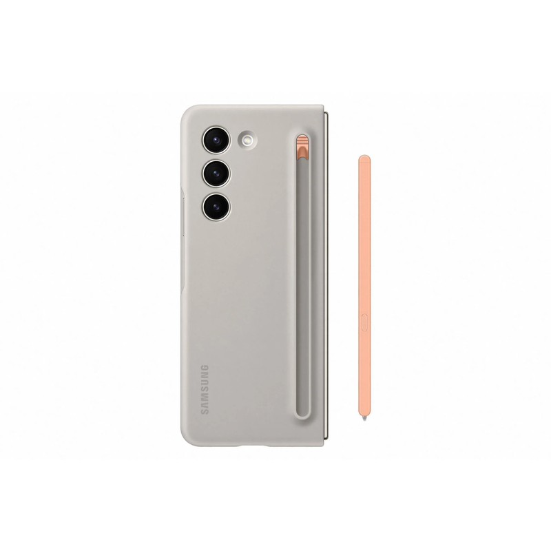Samsung Slim Standing Cover With S-Pen For Galaxy Z Fold5 - Sand