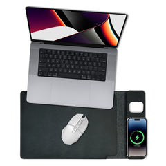 Laser Wireless Charging Laptop Sleeve Up to 16 Inch - Black