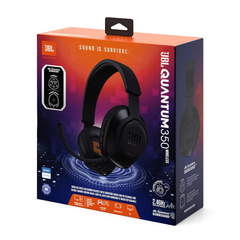 JBL Quantum 350 Wireless Over Ear Gaming Headset - Black