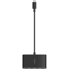 Belkin 4-Port USB-C Mini Hub - Black