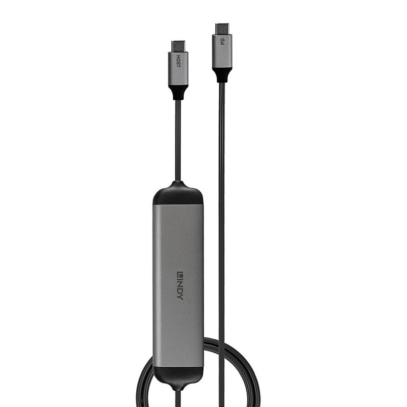 Lindy DST-Micro 140 USB-C Micro Laptop Dock 4K HDMI - Grey