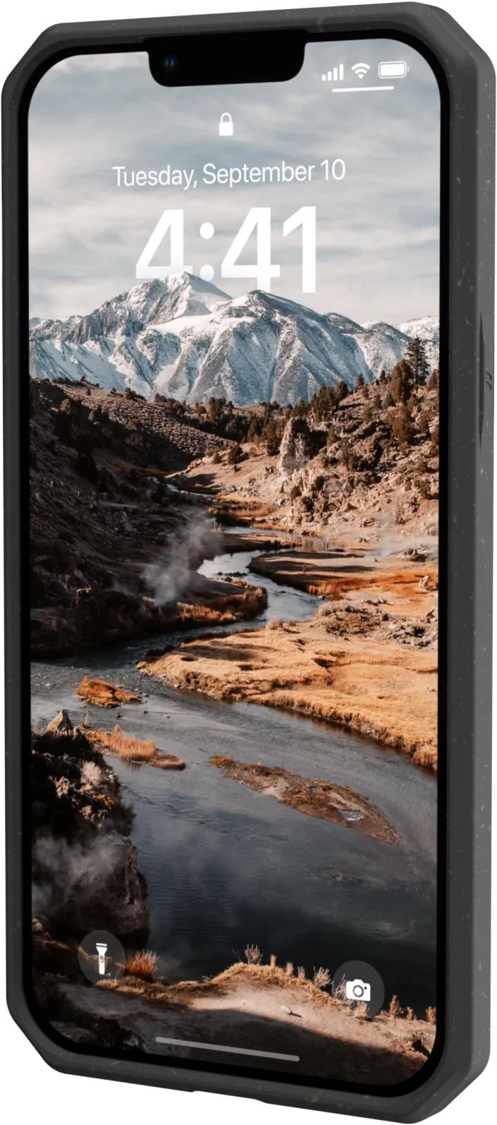 UAG Biodegradable Outback Case For Apple iPhone 14 Plus - Black