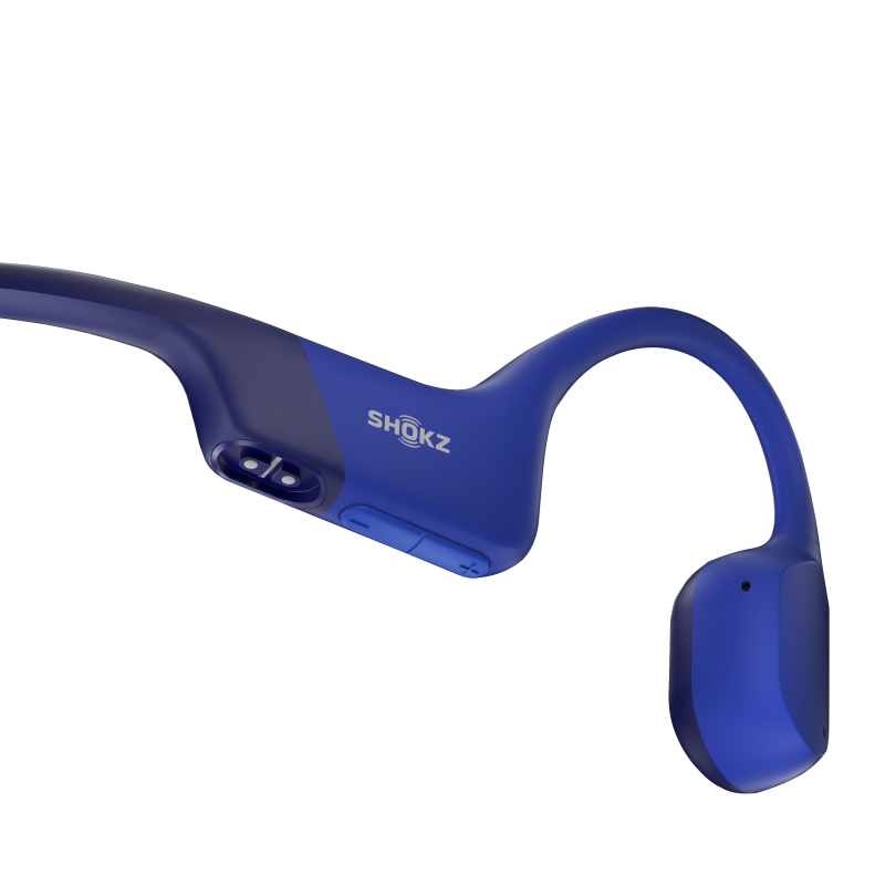 Shokz OpenRun Bone Conduction Sports Bluetooth Headphones - Blue