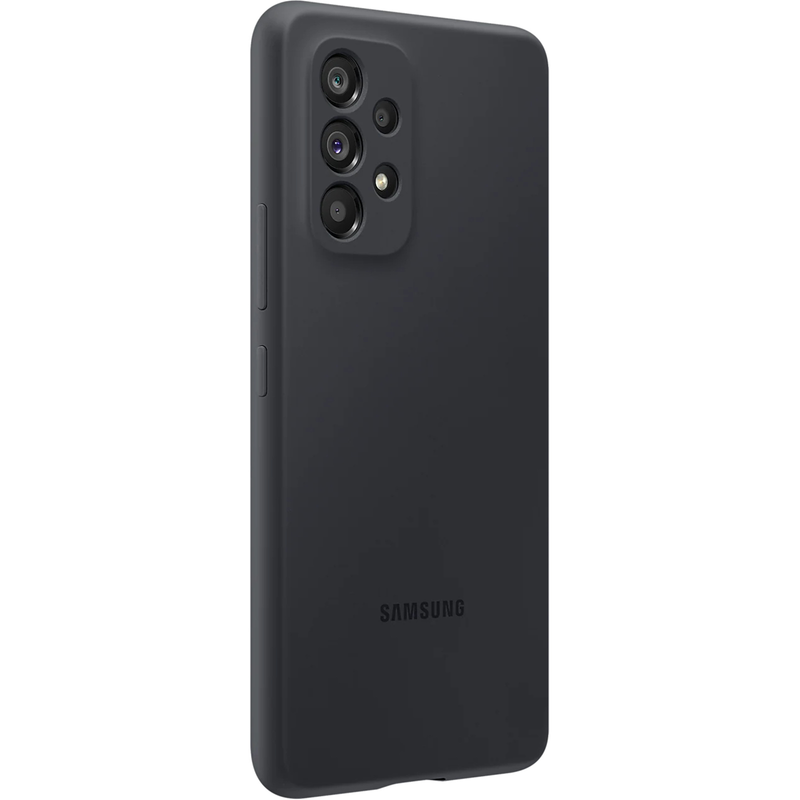 Samsung Silicon Cover For Galaxy A53 5G - Black