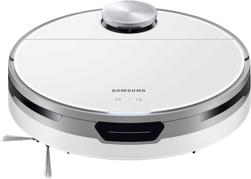 Samsung Bespoke Jet Bot AI + Robot Vacuum - White